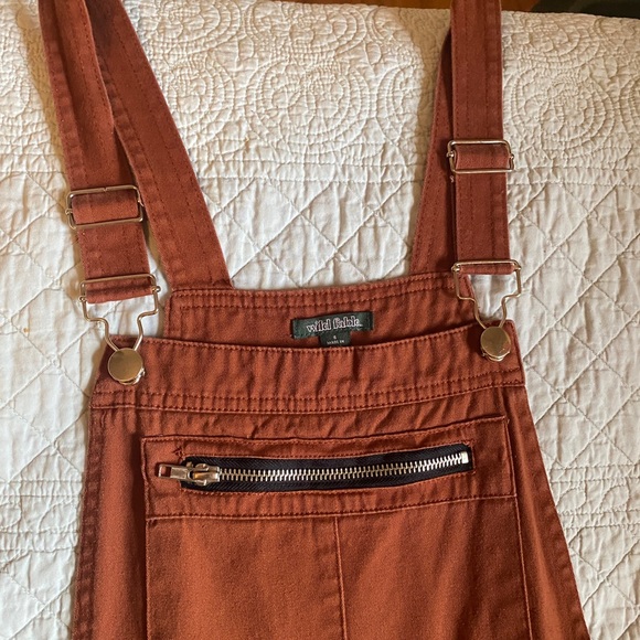 Wild Fable Rust Overalls - Picture 3 of 6